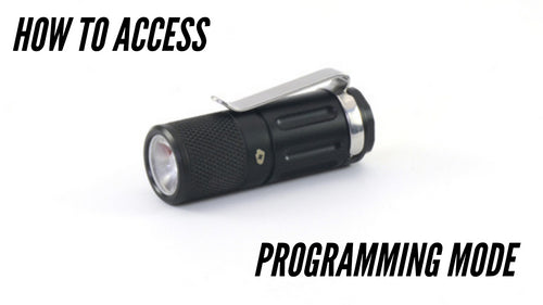 Quick Tip – Access Programming Mode