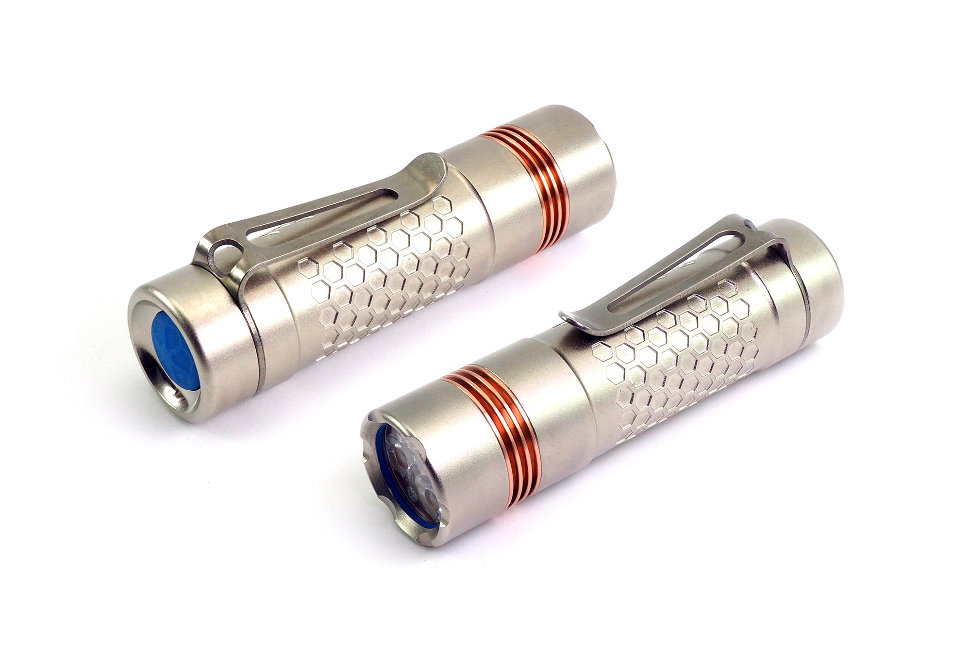 Delta Flashlight (Blasted Hex Electroless Nickel)