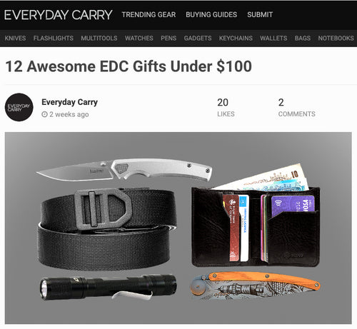 12 Awesome EDC Gifts Under $100