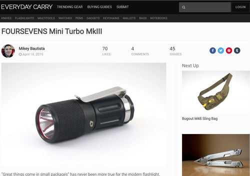 Everyday Carry – Mini Turbo MKIII