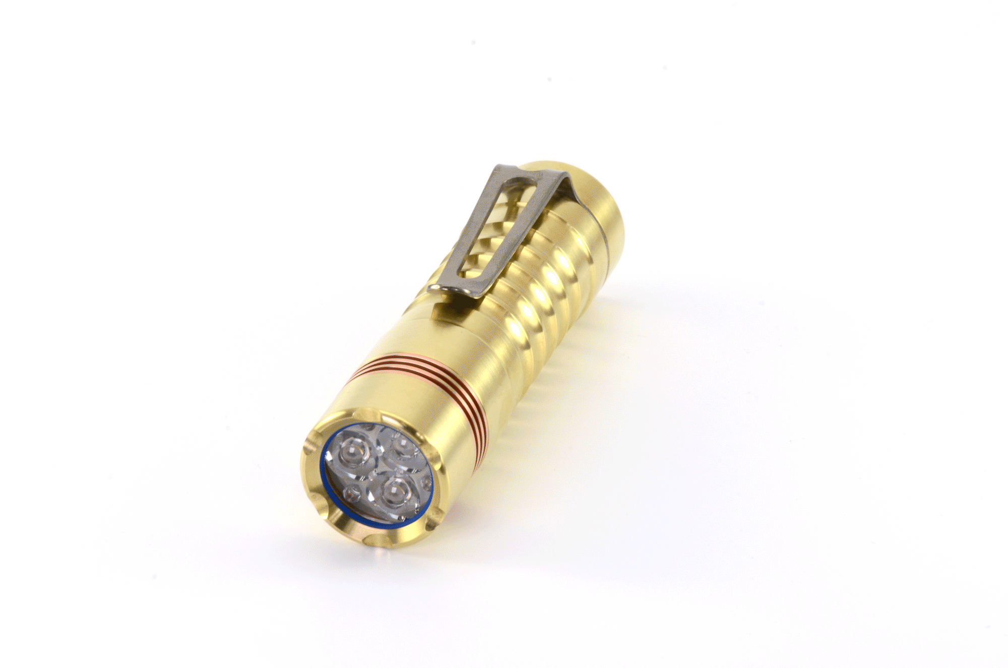 brass rechargeable flashlight Delta Flashlight (Solid Brass) – darksucks.com