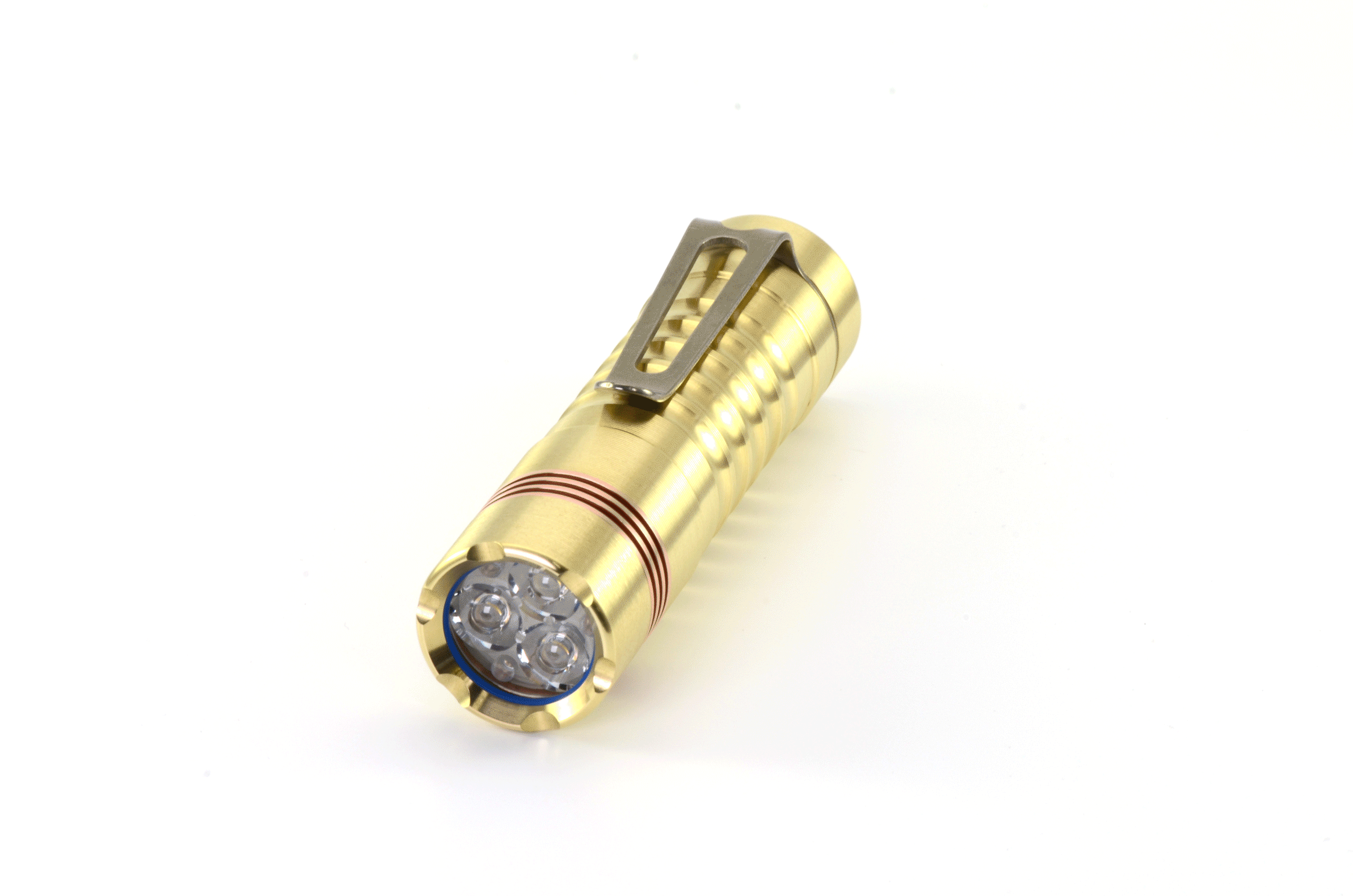 Delta Flashlight (Solid Brass)