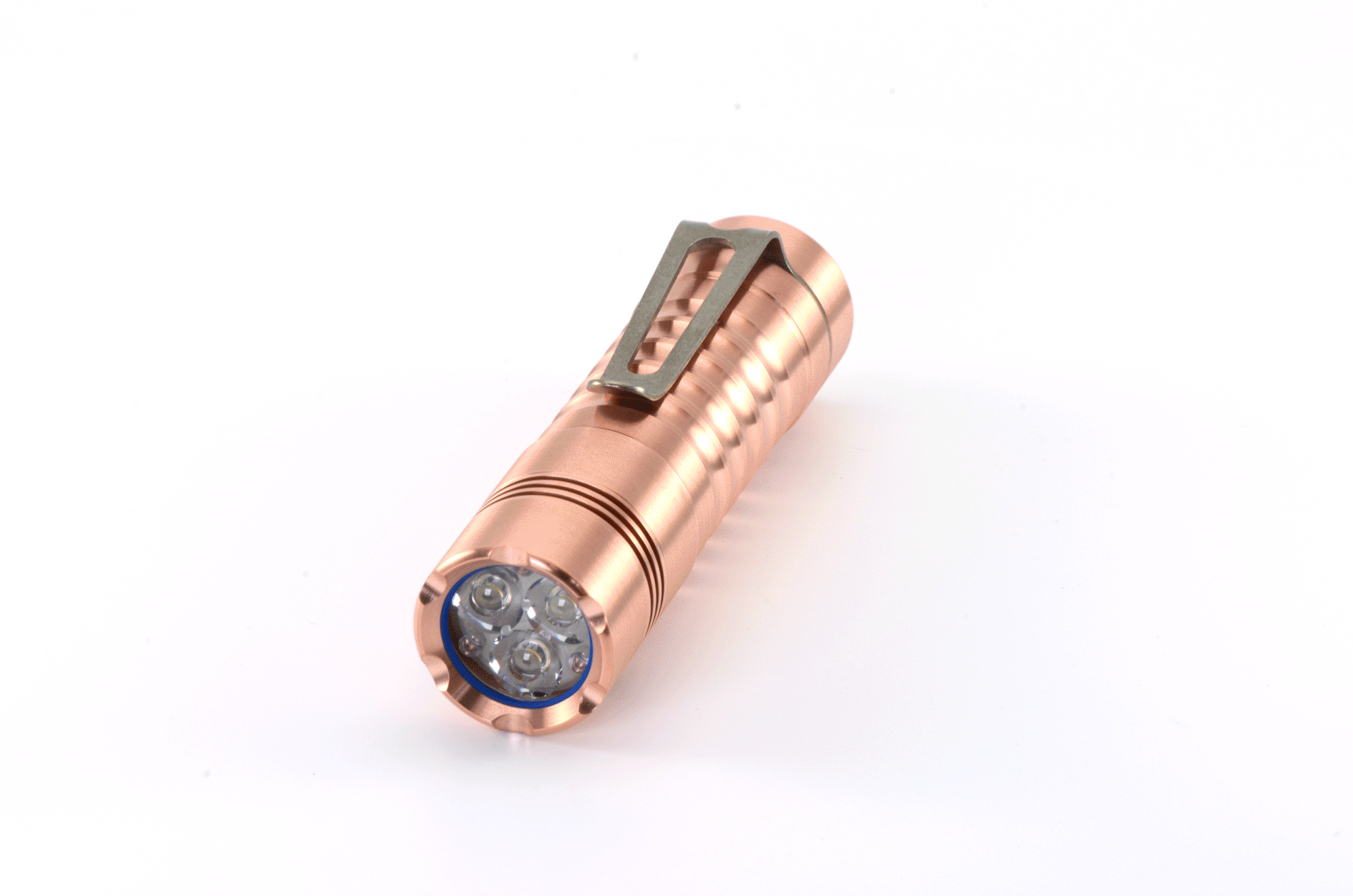 copper flashlight rechargeable Delta Flashlight (Solid Copper) – darksucks.com
