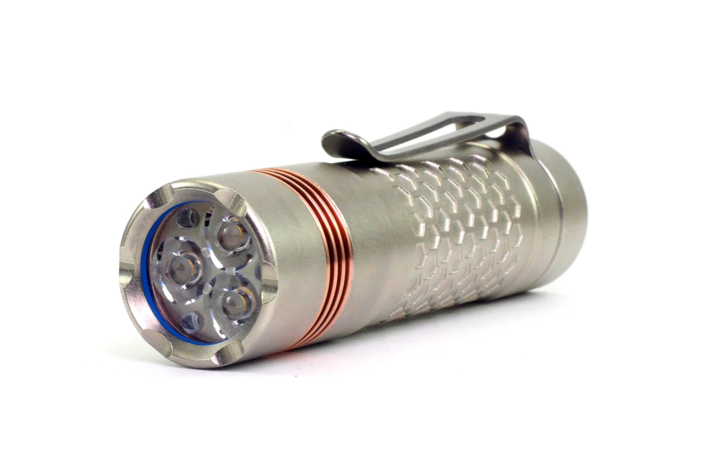 Delta Flashlight (Blasted Hex Electroless Nickel)